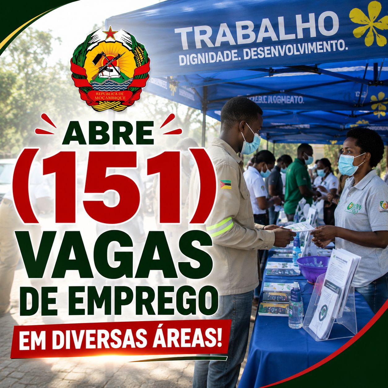 O Aparelho do Estado Abre (151) Vagas de Emprego em Diversas Áreas!